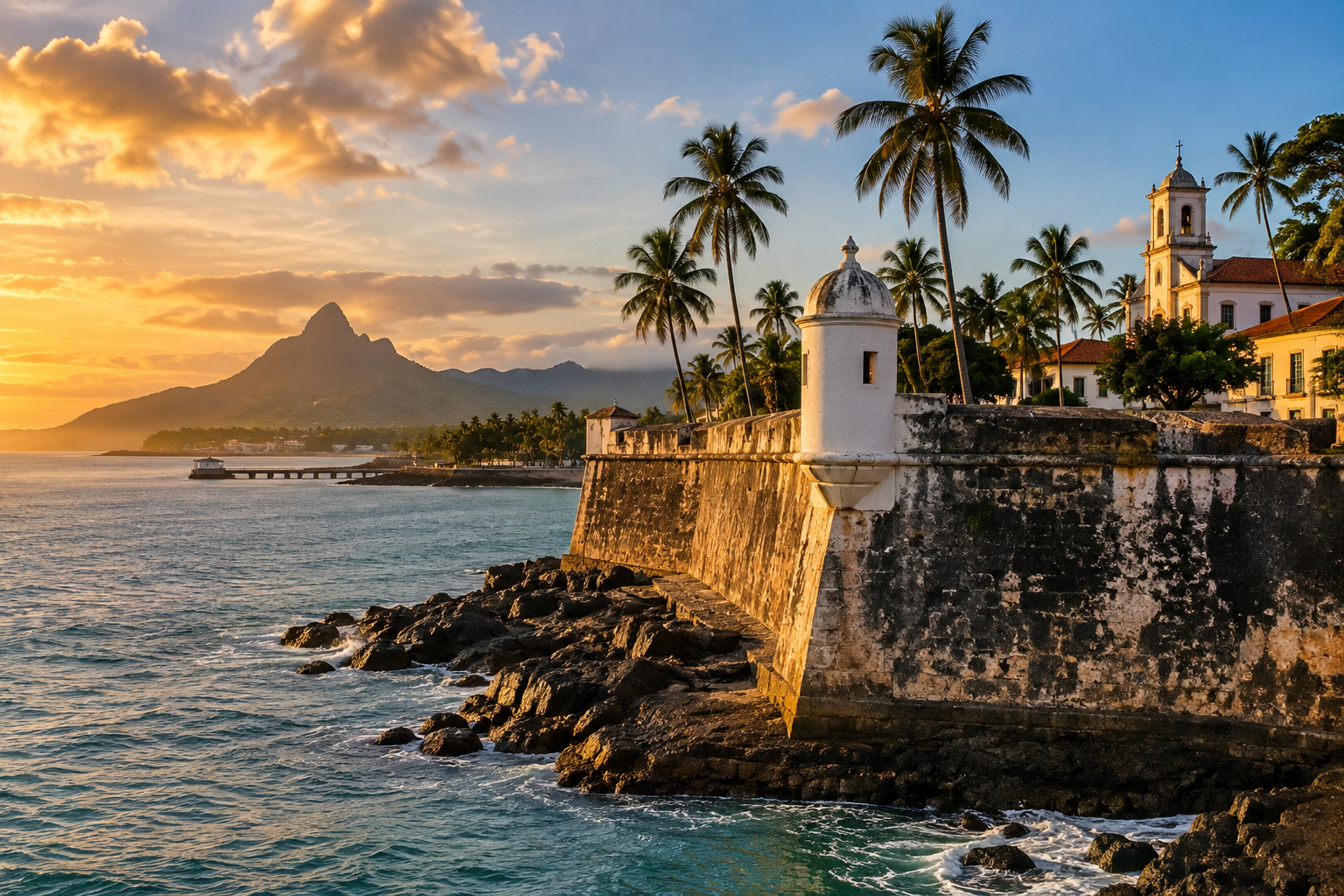 Sao Tome landmark view